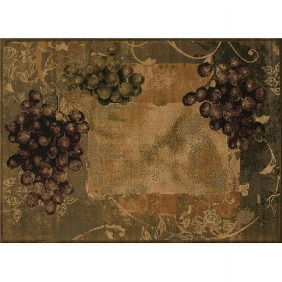 United Weavers Affinity Vineyard Green Runner Rug  1'11" X 7' 4"