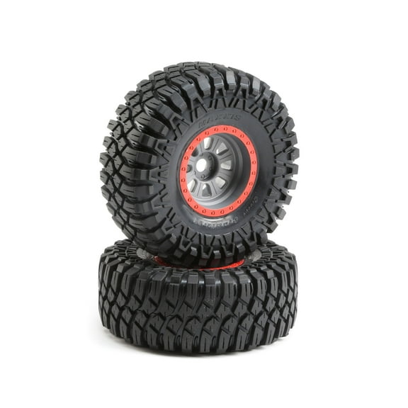 Losi Maxxis Creepy CrawlerLTSilverMntd2SuperRockRey LOS45029 RC Tire