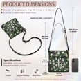 thumbnail image 7 of Eheartsgir Floral Cross Pattern Design Sling Bag Shoulder Bag, Lightweight Waterproof Crossbody Purse Durable for Daily Weekend Activities, 7 of 7