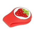 thumbnail image 1 of Golf Hat Clip Golf Ball Marker with Detachable Pattern Plate - Red, 4.2x3x1.08cm, 1 of 8