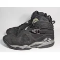 thumbnail image 4 of N I-K-E A i r-Jor-dan 8 Retro Chrome Black Silver Basketball Shoes Men's Size 12, 4 of 6