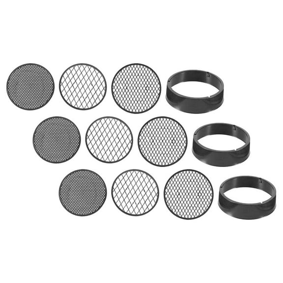 9 Pcs Gardening Soil Sieve Bonsai Tool Scoop for Compost Sieves Sand Primary School Black