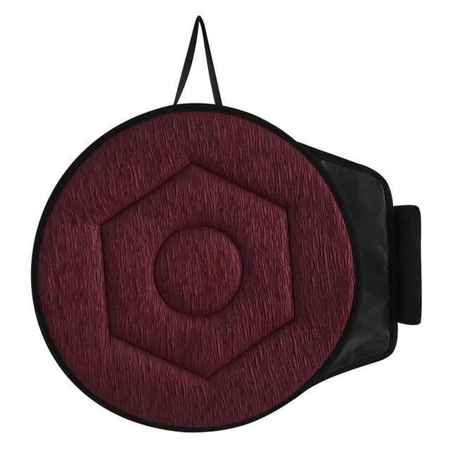 GROWTH TANK Coussin Rotatif Doux à 360 Degrés pour Siège Auto, Coussin de Chaise Pivotante, Diamants Rouges
