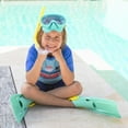 thumbnail image 2 of Coconut Grove by Sunnylife- Kids, Unisex Swim Snorkeling Set Octopus, Green- Goggles, Snorkel, Flippers & Carry Bag Included, 2 of 7