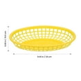 thumbnail image 5 of PAMINGONO 12Pcs Reusable Plastic Fast Food Baskets for Fried Chicken French Fries Snacks with Assorted Color, 5 of 8