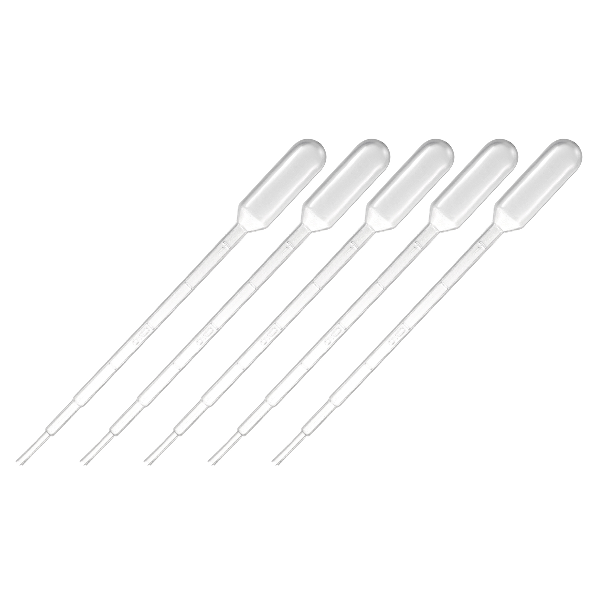 20 Pcs 1ml Disposable Pasteur Pipettes Liquid Drop Droppers Graduated