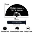 thumbnail image 4 of Fan Rave Wearhouse portátil de bambú reflectante UV, tamaño grande, 4 of 6