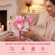 Spa Gift Baskets for Women - 9 Pcs Rose Bath Gift Kits for Mom, Birthday Beauty Self Body Care Sets Gifts Idea for Her Relaxing