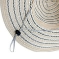 thumbnail image 4 of ZACPNCV Straw Hats for Women Foldable Packable Beach Hat with UPF 50 Protection Summer Vacation Khaki Free Size, 4 of 5