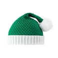 thumbnail image 4 of NMMUED Christmas Hats Christmas Beanie Holiday Hats Knit Beanie Hats for Women Warm Hat Winter Hats for Women Green One Size, 4 of 4