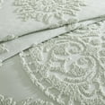 thumbnail image 5 of Beatrice Home Fashions Medallion Chenille Bedspread, Full, Sage, 5 of 5