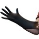 thumbnail image 5 of Guantes de nitrilo desechables sin polvo Guante de dedos Caja de 100 negro Abanopi  L, 5 of 7