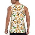 thumbnail image 3 of Easygdp Cute Puppy Men's Tank Top, Sleeveless Muscle T Shirts, Breathable, Quick-Dry, Loose for Gym, Running, Fitness - X-Large, 3 of 9