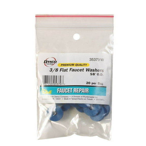 Danco 3/8 in. Dia. Rubber Washer 20 pk