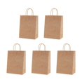 thumbnail image 1 of Gift Bag 5Pcs/Set  Gift Bag Ornamental Cartoon Print Bright Color Christmas Paper Assorted Gift Bags for Friends, 1 of 6