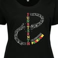 thumbnail image 4 of Inktastic Juneteenth-celebrating Freedom- Breaking Chains Women's Plus Size T-Shirt, 4 of 5