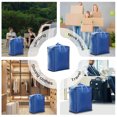 thumbnail image 4 of Heavy Duty Extra Large Moving Bags W/Backpack Straps Strong Handles Zippers Storage Totess for Space Saving Fold Flat Alternatives To Box and Bin Set Of 6, 4 of 7