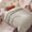 03 Pumice Stone, variant on U by Bedsure Tufted Boho Comforter Set Queen, Beige, 3 Pieces Farmhouse Shabby Chic Embroidery Bedding Set, Soft Jacquard Comforter for All Seasons