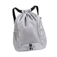 thumbnail image 2 of Dualoai Basketball Backpack Sport Bag Gifts for Boys Breathable Spacious Sports Training Gray, 2 of 9