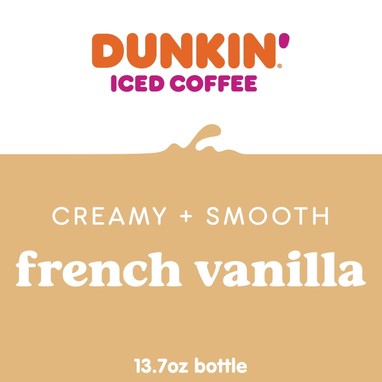 Dunkin' French Vanilla Iced Coffee, 13.7 fl oz, 12 Pack photo 3