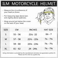 thumbnail image 2 of Casco de moto ILM integral DOT modelo JK313 (M, negro mate), 2 of 9