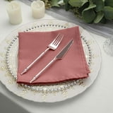 Efavormart Pack of 5 Cinnamon Rose Premium 17" x 17" Washable Polyester ...