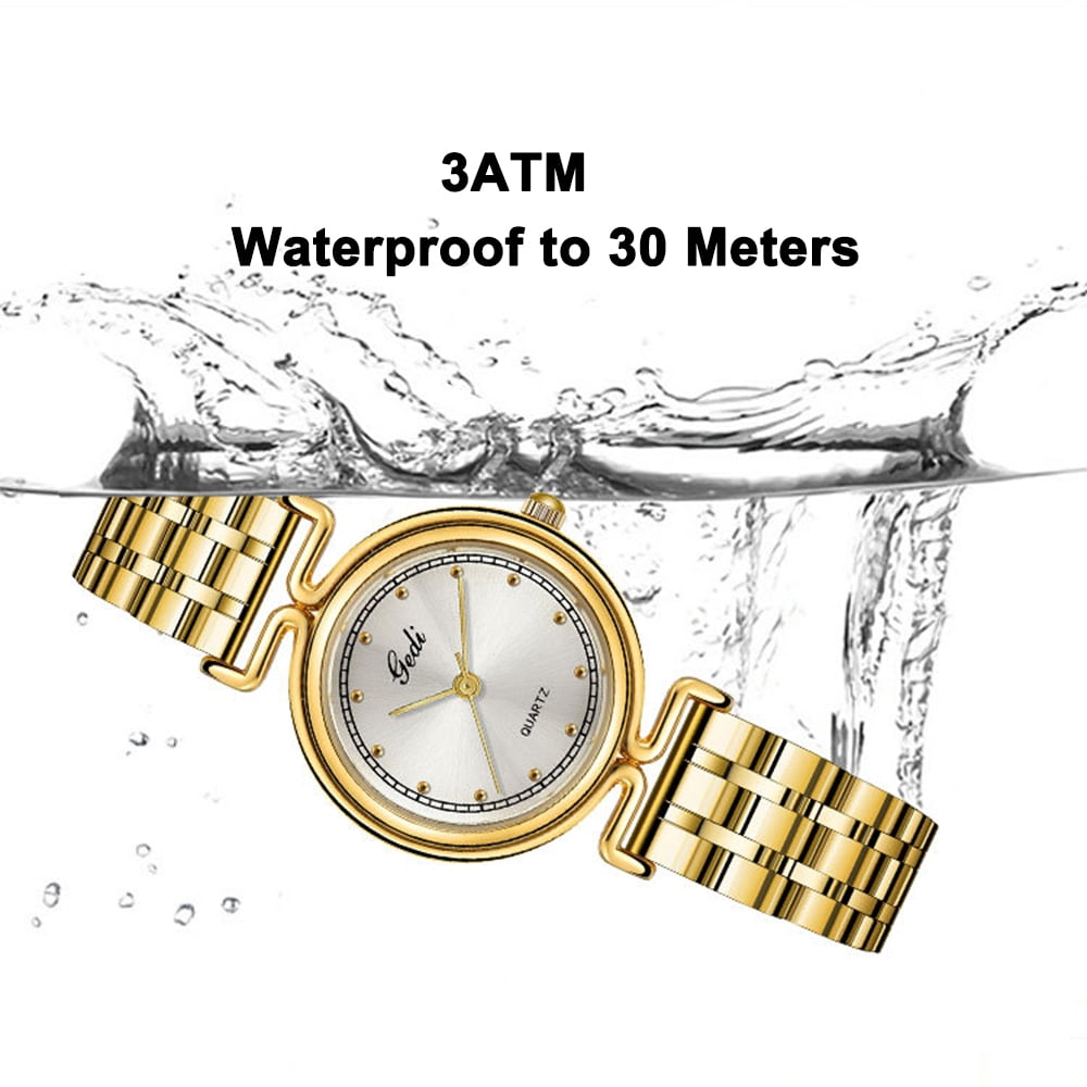 Women Watch Fashion Gold Analog Quartz Female Watch for Women Luxury Dress Ladies Stainless Steel Waterproof Wrist Watches