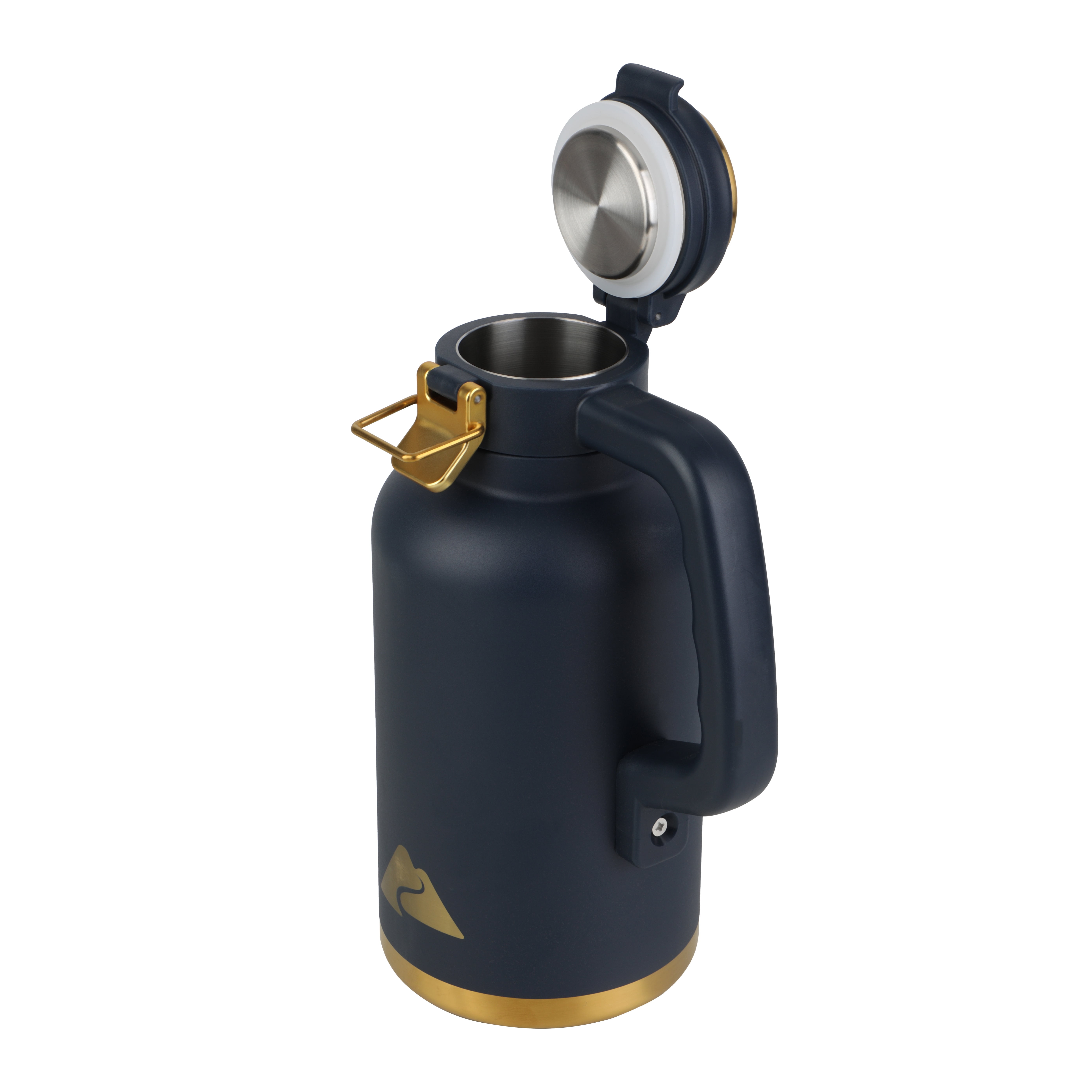Ozark Trail 16oz Stainless Steel Pint Tumbler and 48oz Insulated Growler Set, Navy