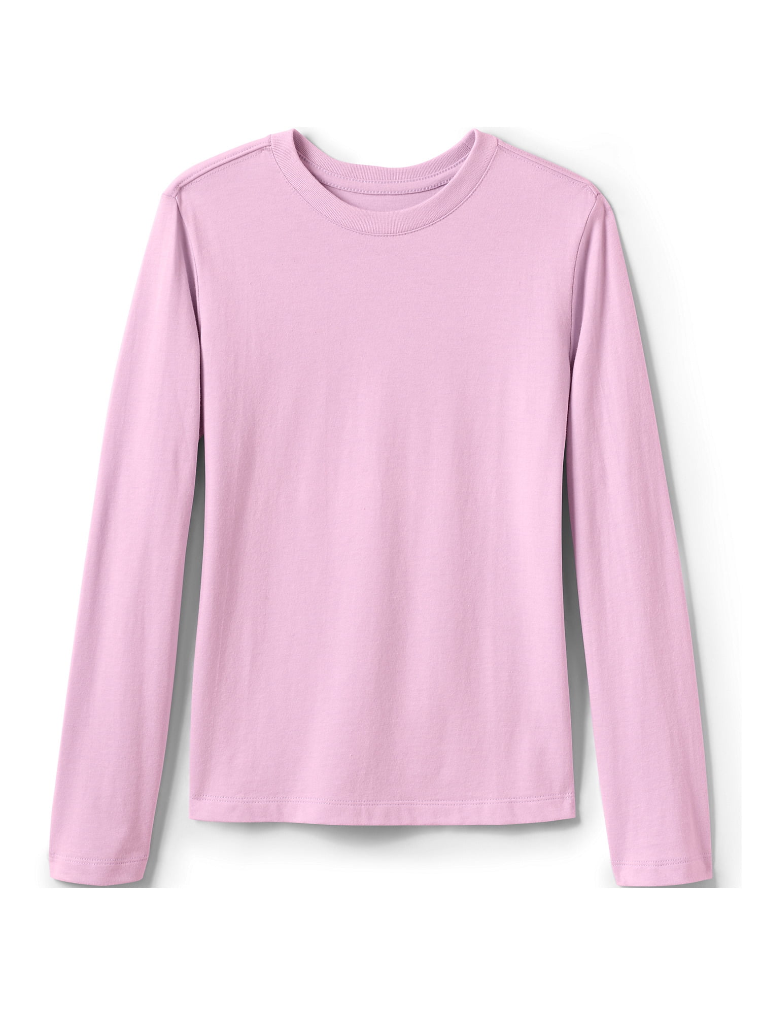 Lands' End School Uniform Girls Long Sleeve Essential Tshirt