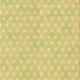 thumbnail image 1 of Ahgly Tapis de Zone Carré Transitionnel Doré Lavable en Machine, 7 Pieds Carré, 1 of 7
