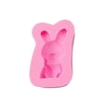 thumbnail image 1 of Molde de silicona de dibujos animados Naiovety para boda y cocina Rosa y Gris claro, 1 of 6