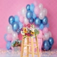 thumbnail image 3 of Pink Blue Arch Balloons Birthday Cake Smash Backdrop, 3 of 6
