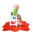 thumbnail image 2 of CraftTex® Red Sploshmat Crafts, Kids and Classrooms Floor Mat for Hard Floor - 40" x 40", 2 of 9