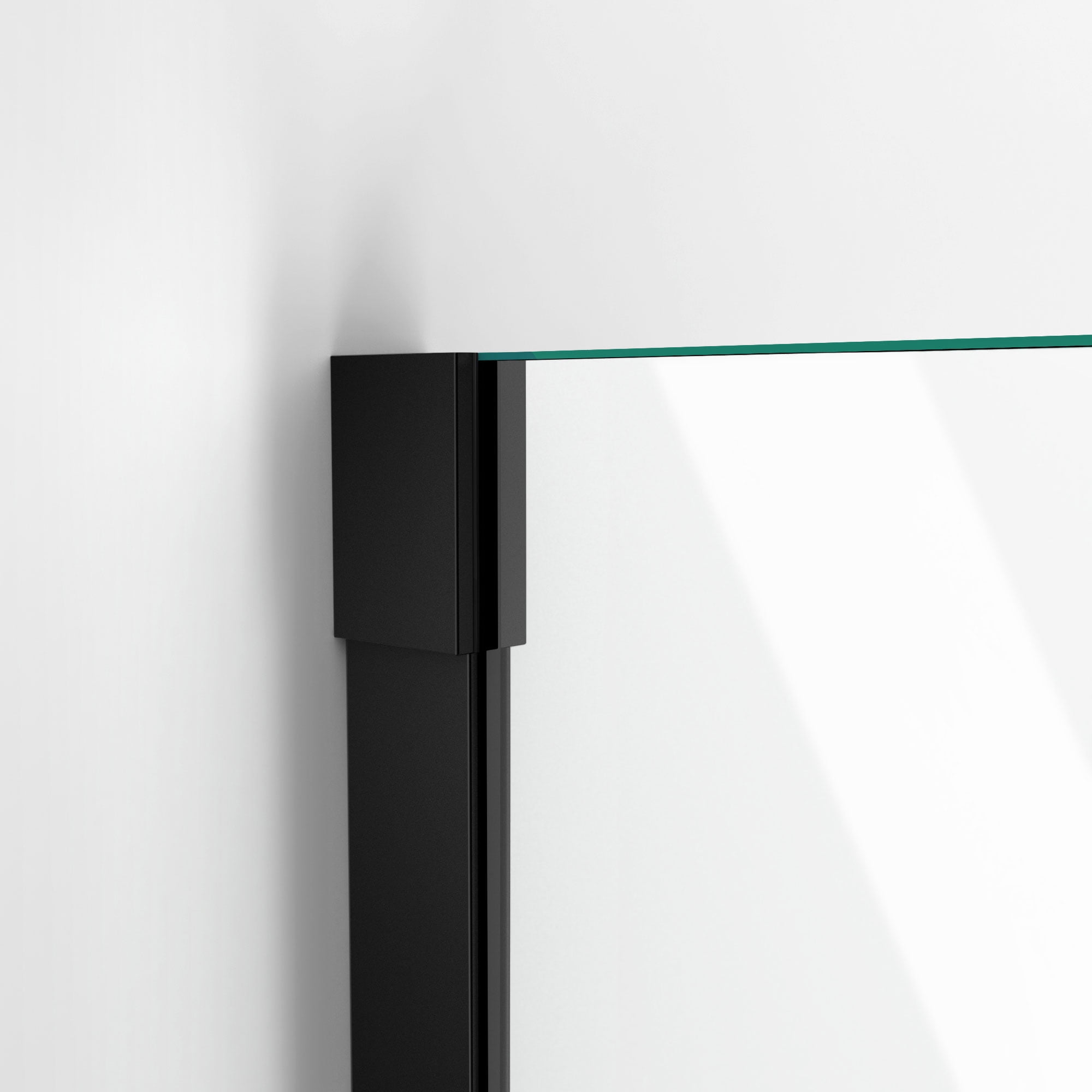 DreamLine Unidoor-X 39 1/2-40 in. W x 72 in. H Frameless Hinged Shower Door in Satin Black