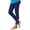 Navy, variant on Annhoo Yoga Pants for Women Solid Color Lace Trim High Waist Stretchy Slim Leggings Soft Workout Casual Bottoms