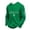 06-Green, variant on IWRICH Men's St. Patrick's Day T Shirt Waffle Crew Neck Sweatshirt Shamrock Long Sleeve Tees 09-Dark Green XL