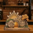 thumbnail image 2 of DefiDgd Wooden Empty Tomb Set,Easter Scene and Christian Cross Decoration,He is Risen Jesus Resurrection Scene for Home Office Tabletop Tray Church Shelf Decor Gifts(B), 2 of 9