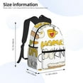 thumbnail image 4 of Lsque Home Cooking Classic Casual Backpack - Large Capacity Water-Resistant Backpack for School, Work, Travel, and Outdoor Activities, 4 of 8