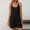 Black, variant on Baqcunre Women's Spaghetti Straps Tank Rompers with Pockets Casual Loose Shorts Jumpsuits Summer Outfits, 1Pc One-Piece Shorts Black L