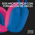 thumbnail image 3 of AUDIFONOS INALAMBRICOS Logitech G435 LIGHTSPEED PARA JUEGOS BLUETOOTH USB CON MICROFONO AZUL/ROSA 981-001061, 3 of 10