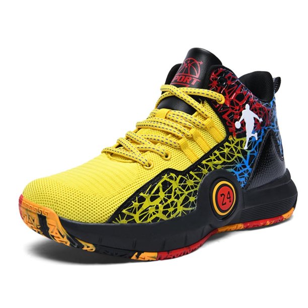 BINQER Zapatillas de baloncesto for hombre con malla transpirable y agarre duradero adecuadas tanto for deportes profesionales como casuales.