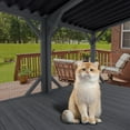 thumbnail image 6 of 43.3 Inch Cat Window Box Catio Outdoor Cat Enclosure with Bug Proof Net All Weather Cat Perch for Large Indoor Cats Sunbathing Napping Viewing, 6 of 6