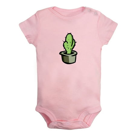 

Nature Cactus Pattern Rompers For Babies Newborn Baby Unisex Bodysuits Infant Jumpsuits Toddler 0-24 Months Kids One-Piece Oufits (Pink 6-12 Months)
