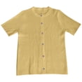 thumbnail image 4 of QASIEATN Sweatshirt for Graceful Ladies Fashion, Lightweight Cardigan Short Sleeve Button Down Summer Cardigan, Womens Fall Tops, 4 of 9