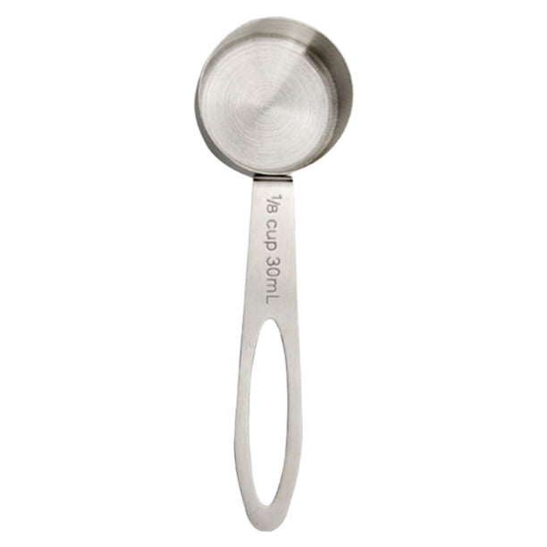 Cuchara medidora de café Cuchara Cucharada medidora de grano de café de Mango de acero inoxidable