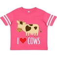 thumbnail image 3 of Inktastic I Love Cows Dairy Farmer Boys or Girls Toddler T-Shirt, 3 of 5