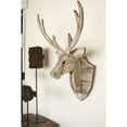 thumbnail image 1 of Tête de Cerf en Bois Recyclé Murale, 1 of 1