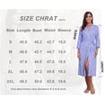 thumbnail image 4 of JWD Womens Robe Long Knit Bathrobe Lightweight Soft Robes Ladies Bath Robe, 4 of 8