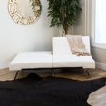 thumbnail image 4 of Devon & Claire Austin Leather Futon Sofa Bed, Gray, 4 of 8