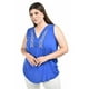 thumbnail image 1 of Blusa con bordado etnico Roman Fashion /Tallas Extras, 248 (Azul rey) azul 40, 1 of 5